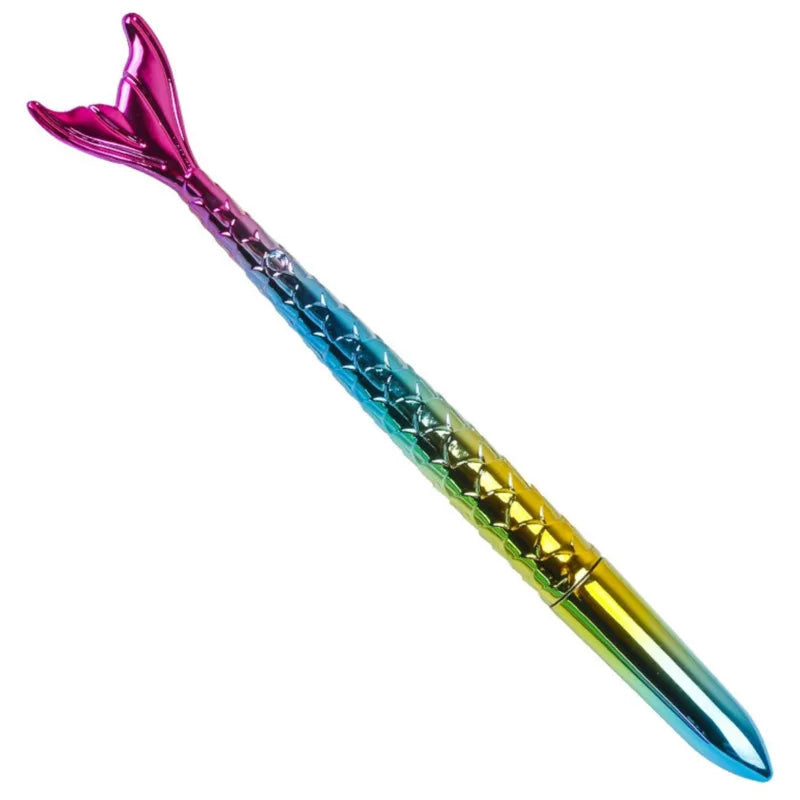 Cute Mermaid Kawaii Gel Pen 🐚✨ | Adorable 0.5mm Ballpoint Stationery for School & Office 🌈💖