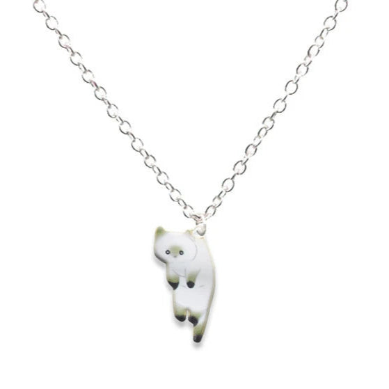 Kawaii Cartoon Cat Pendant Necklace 🐾✨ - Colorful Metal Choker for Couples & Friends | Adorable Party Jewelry! 🎉💖