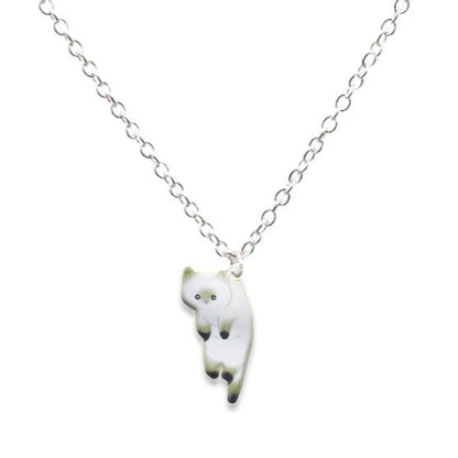 Kawaii Cartoon Cat Pendant Necklace 🐾✨ - Colorful Metal Choker for Couples & Friends | Adorable Party Jewelry! 🎉💖