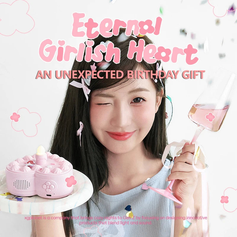 ✨ Kawaii Dreamy Bluetooth Speakers 🎶 - Adorable White Noise Sleep Aid & Night Light 🌙 for Cozy Vibes & Birthday Bliss 🎂