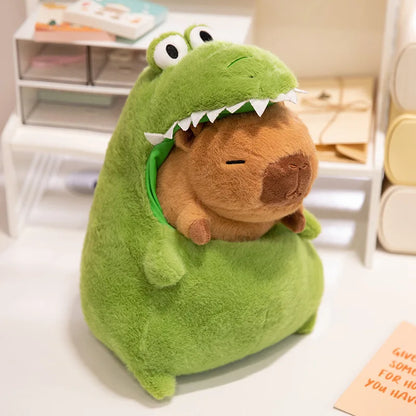 Kawaii Capybara Plush Toy 🐊✨ | Adorable Crocodile Capibara Stuffed Animal for Kids 🎉 | Perfect Birthday Gift! 🎁