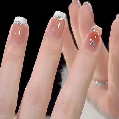 Cute Kawaii Bunny Press-On Nails 🐰✨ | 24 Pcs Full Coverage Acrylic Nail Art Set 🎨 | Reusable & Adorable Fake Nails with Tools! 💅🌸