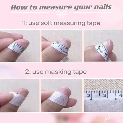 Kawaii Pink Strawberry Bear Almond Press-On Nails 🍓🐻 | 10Pcs Cute Acrylic Full Cover Tips for Summer 🌸✨