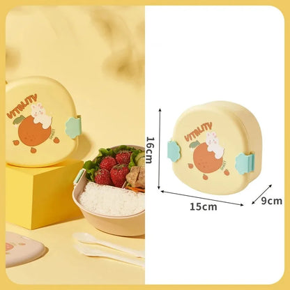 Kawaii Bento Lunch Box 🐸💕 - Adorable Leakproof Food Container for Kids & Toddlers | Perfect for School, Picnics & Travel! 🍱✨