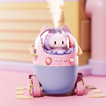 Kawaii Cartoon USB Humidifier 🌈✨ - Adorable Ultrasonic Aroma Diffuser with Cozy Warm Light for Home & Office! 🌸💧