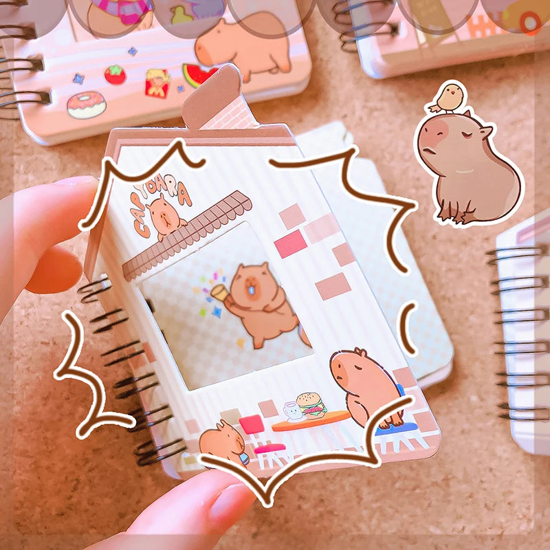 🐾 Adorable Capybara Notebook 📚 - Fun Mini Diary for Kids ✏️✨ - Pixie Quill
