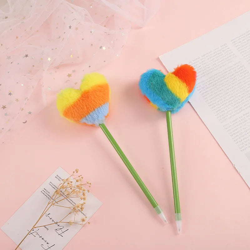 Cute Kawaii Plush Ballpoint Pen 🐰💕 - Sweet Candy Style Office & School Stationery! ✨✍️