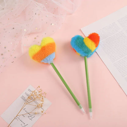 Cute Kawaii Plush Ballpoint Pen 🐰💕 - Sweet Candy Style Office & School Stationery! ✨✍️