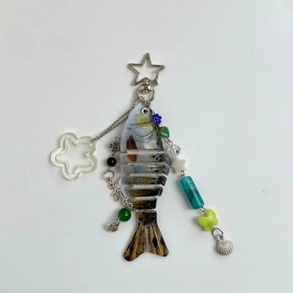 Playful Fish Keychain Bag Charm For Fishing Fans Gift Idea 🎣🐟