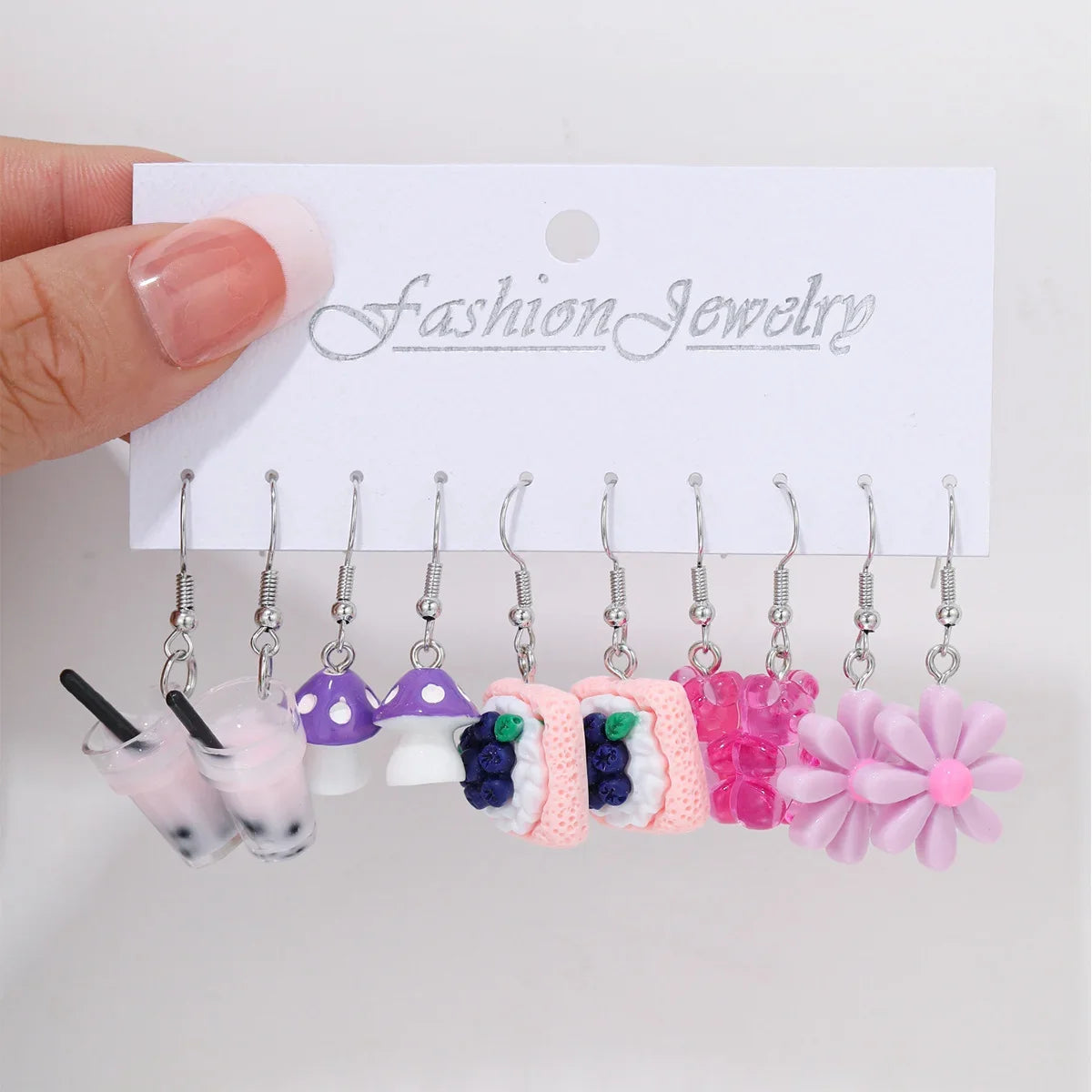 💕 Cute Trendy Drop Earrings Set  🎀