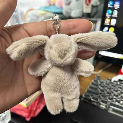 Cute Cartoon Rabbit Keychain With Pom Pom Charm And Bag Accessory 🐰💖