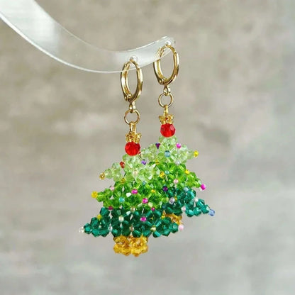 Cute Pom Pom Ball Bow Snowflake Elk Earrings For Women And Girls 🎀✨