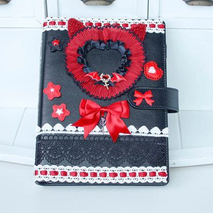 Charming A5 Kpop Photocard Binder Refillable Journal Faux PU Leather Star Idol 📘