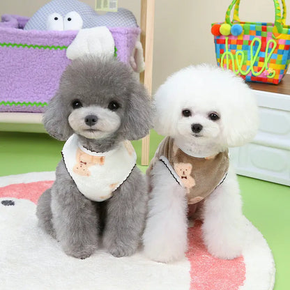 ❄️ Snug & Cute Pet Fleece Vest 🐾 Plush Sweater for Chilly Adventures! 🌟 Perfect for Tiny Paws! 🐶❤️