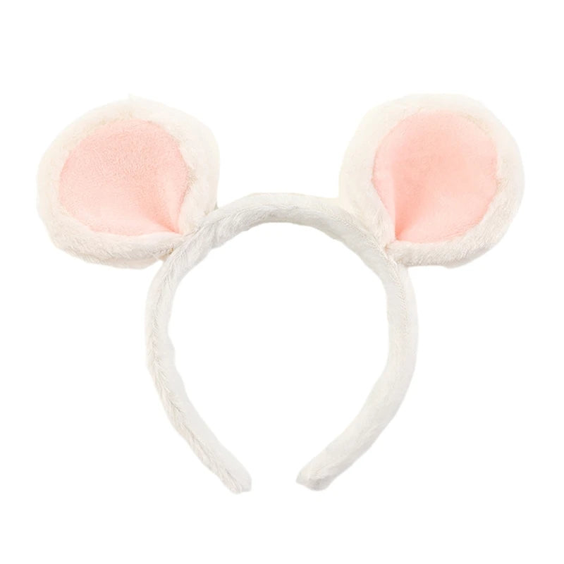 Kawaii Plush Bunny Ears Headband 🐰✨ | Cute Anime Hair Hoop for Cosplay & Daily Wear 🎉💖