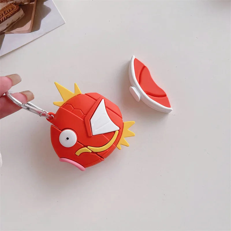 🐟✨ Magikarp Magic: Adorable Silicone Case for AirPods 4 & Pro 2! 🎧💖 - Pixie Quill