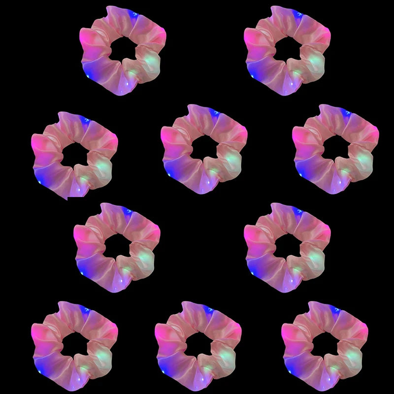 ✨ Sparkle & Shine LED Scrunchies 🎉 - Perfect Hair Accessory for Parties & Celebrations! 🌈💖