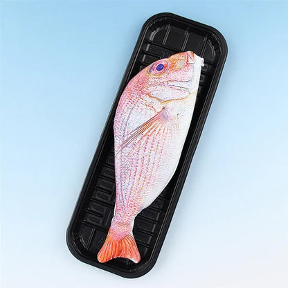 Cute Simulation Fish Pencil Case Cartoon Zipper Box Large Capacity 🐟🐠