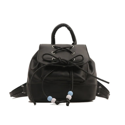 Kawaii Mini PU Backpack 🎒✨ Cute Girls' High-Capacity Shoulder Bag for School & Leisure 💖