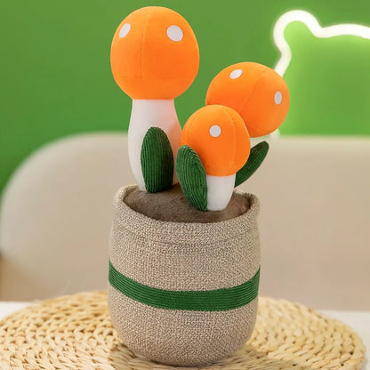 Kawaii Plush Succulent Doll 🌷🌼 - Adorable Tulip & Lily Of The Valley for Cozy Decor & Sweet Gifts 🎁✨