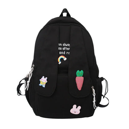 Kawaii Bunny Ear Backpack 🎒🐰 | Adorable Anime School Bag for Girls & Teens | Fun & Fashionable College Bookbag ✨