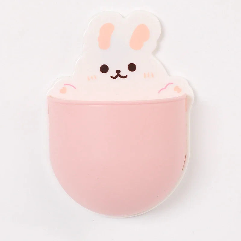 Kawaii Self-Adhesive Desk Organizer 🐾✨ | Cute Pen & Remote Holder for Office & Home 🏠🎨