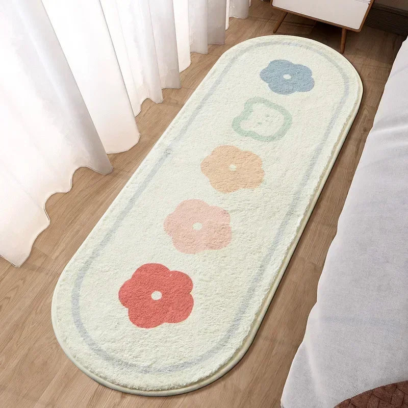 Kawaii Pink Fluffy Carpet 🐰✨ for Kids' Rooms - Adorable Bedroom & Lounge Rug | Super Soft & Anti-Slip!