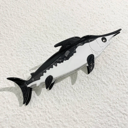 Oversize Acetate Marine Animal Hairpin Set Tortoise Turtle Fish Shark Clips 🐢🐟🦈