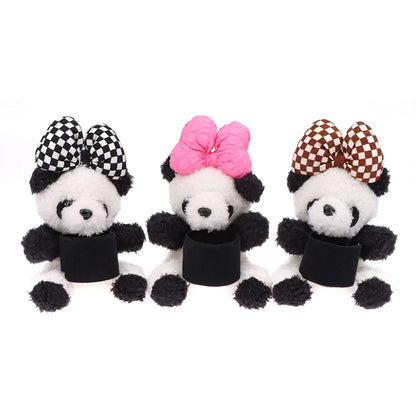Kawaii Plush Puppy Wiper Accessory 🐶✨ Cute Bowknot Dog Car Decoration for Whimsical Interiors!