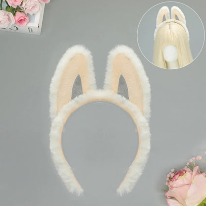 Cute Plush Antler Headband Lolita Deer Ears Cosplay Accessory For Women 🦌🎀