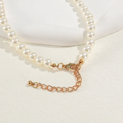 Kawaii Cherry Blossom Choker 🌸🍒 - Adorable Vintage Pearl Pendant Necklace for Trendy Girls & Women 🎀✨
