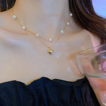 Kawaii Gold Pearl Choker Necklace 🌟✨ | Trendy Beads Chain for Girls 🌸💕 | Gothic Style Jewelry for Parties!