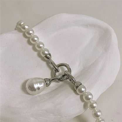 Kawaii Dreamy Pearl Charm Necklace 🌸✨ | Trendy Long Chain with Playful Pendant for Stylish Women!