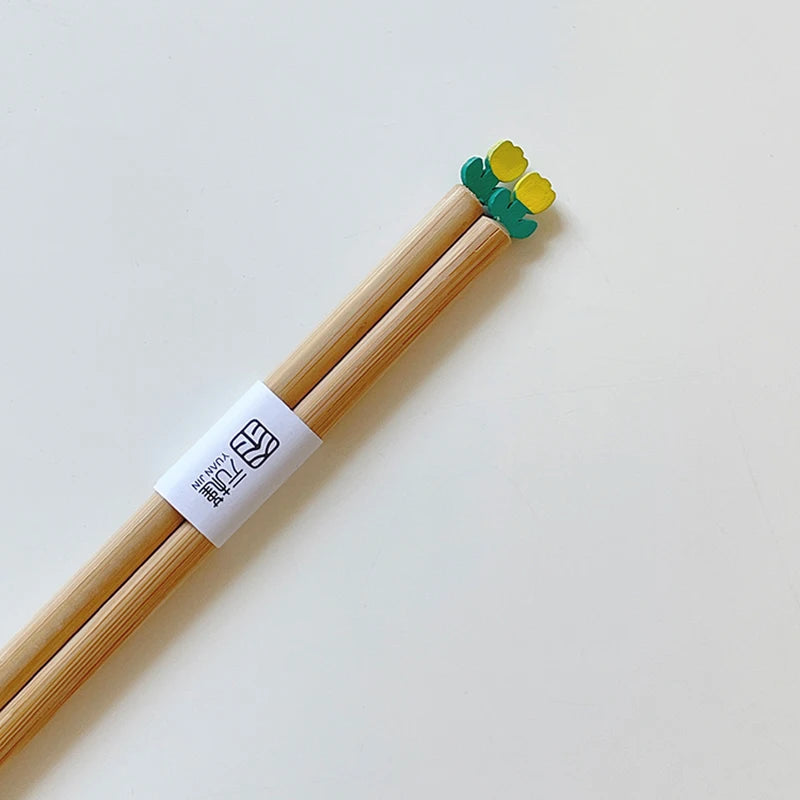 Bear-y Cute Bamboo Chopsticks 🐻🍣 - Delightful Dining Fun for All Ages! 🥢✨ - Pixie Quill