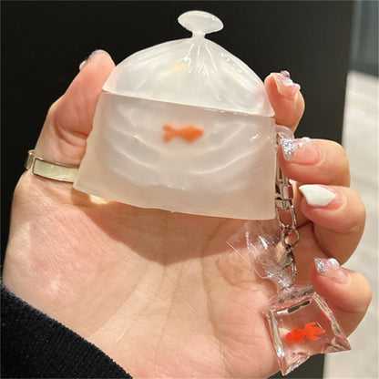 Kawaii 3D Goldfish Silicone Earphone Case 🐠✨ for AirPods 1 2 3 4 | Cute & Protective Soft Cover for AirPods Pro 2! 🎧💖