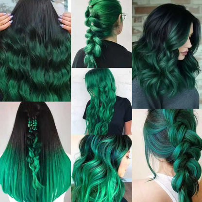 Pastel 22 Inch Colorful Clip In Hair Extensions Long Straight Party Highlights 💖