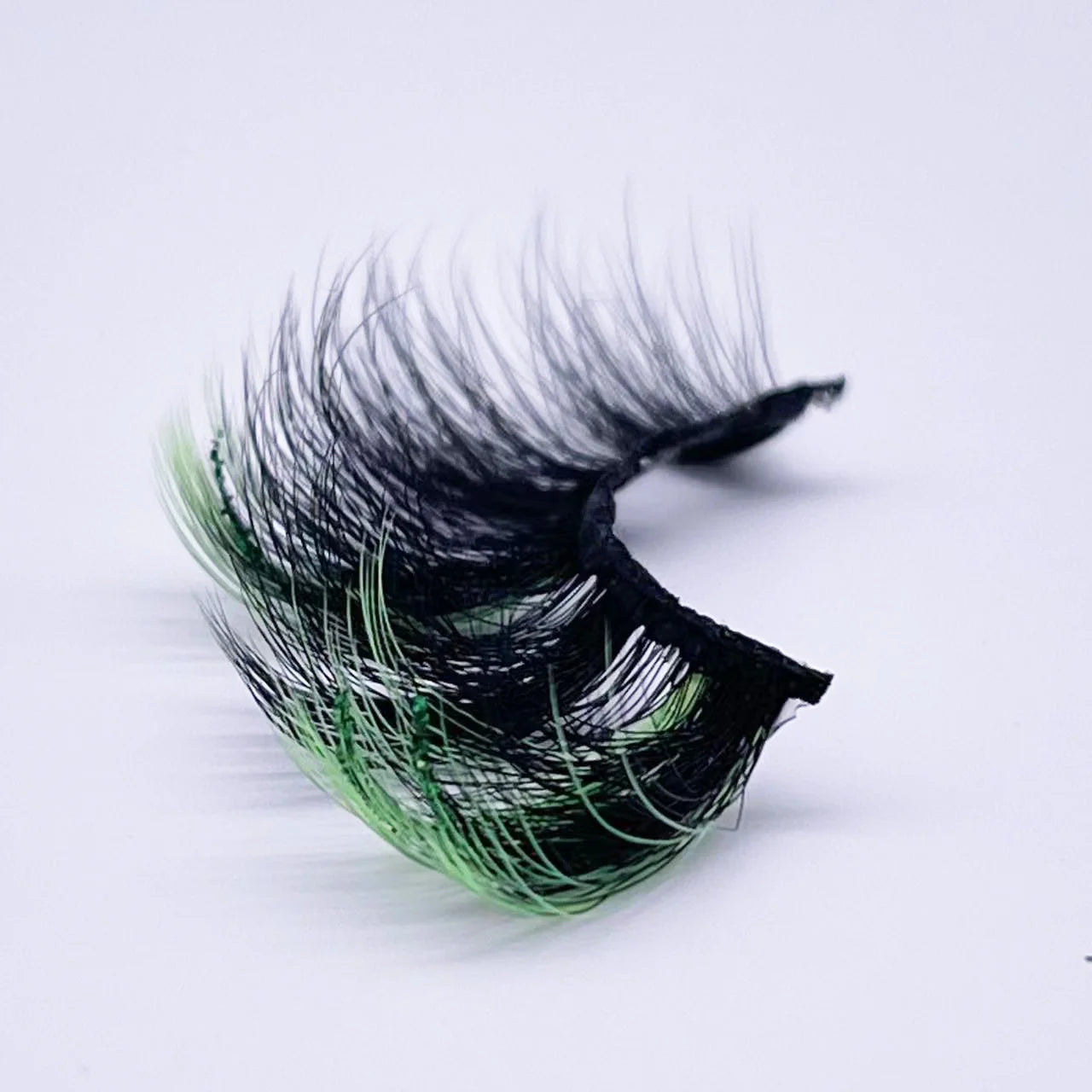 ✨ Kawaii Glitter Ombre 20MM Mink Lashes 🌈 | Dramatic & Colorful Fake Eyelashes 💖