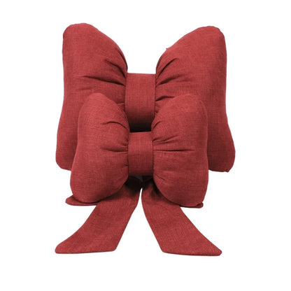 Adorable Pink Bow Car Head Pillow 🎀 | Cute Neck Support for All Seasons 🌸✨