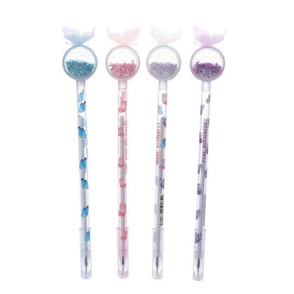 Kawaii Butterfly Gel Pen 🦋✨ | Adorable 0.5mm Gel Ink Pen for School & Office Supplies 💖✏️