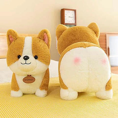 Corgi Cuddle Buddy 35cm 🐶💕 - Plushie & Pillow Combo for Playtime Fun! Perfect Gift for Any Occasion 🎈