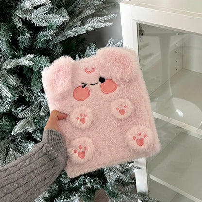 Kawaii Plush Pet Photo Album 🐾📸 - A6 Binder for Kpop & Memories! ✨📚