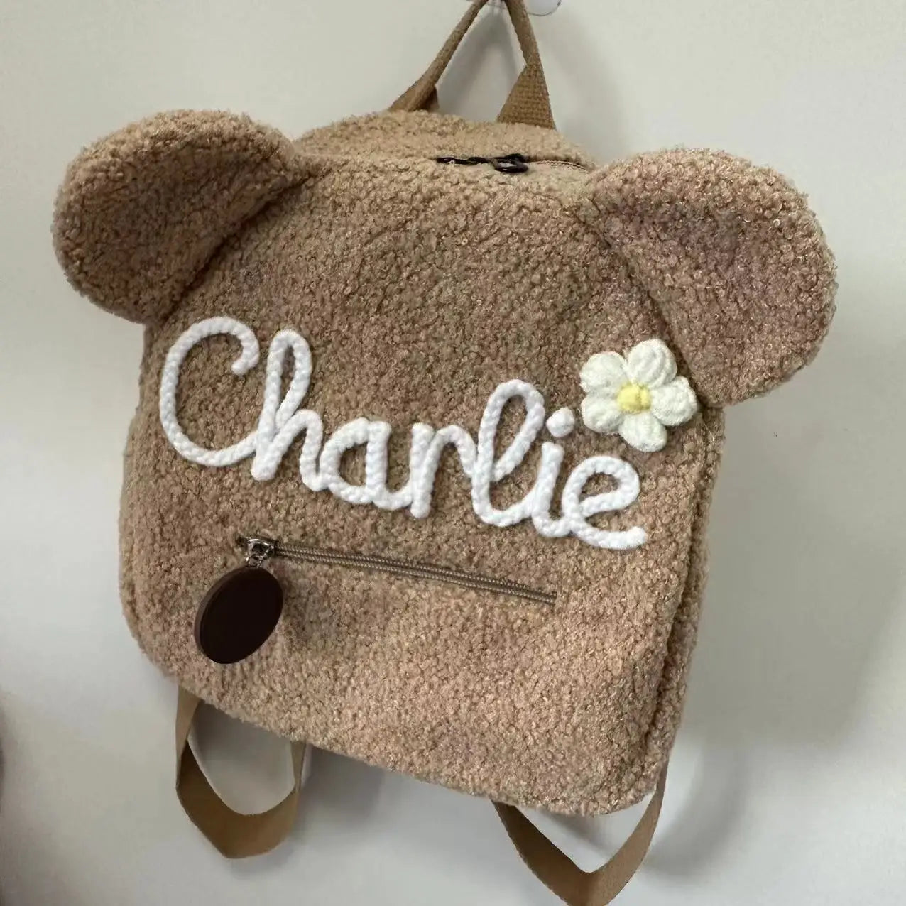 Personalized Kawaii Teddy Bear Backpack 🧸✨ - Custom Embroidered Kids' School Bag 🎒 - Perfect for Birthdays & Children's Day Gifts! 🎉🌟