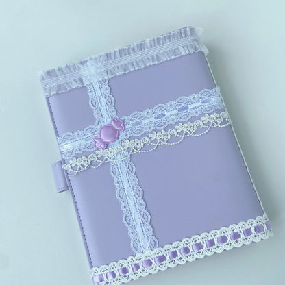 Sweet Kpop Photocard Album A5 Binder With Lace PU Cover Card Holder 📚💖