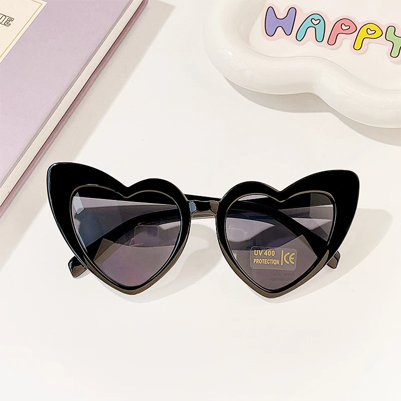 Cute Kawaii Kids' Heart-Shaped Sunflower Rabbit Ears Sunglasses 🌼🐇 | Polarized UV400 for Little Adventurers! 🕶️✨
