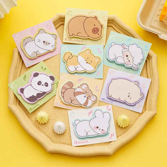 🐾 Adorable Animal Memo Pads 🐻 Cute Cartoon Sticky Notes for Fun School Supplies 🌟