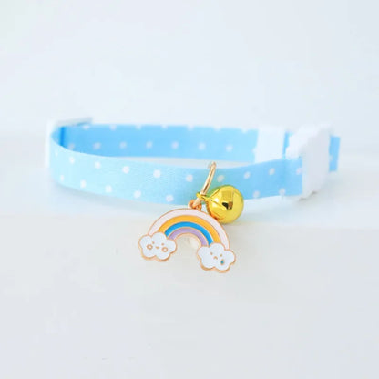 🍉✨ Adorable Adjustable Cat Collar with Bells 🎉 - Cute Avocado Pendant for Your Furry Friend 🐾💕