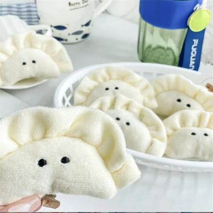 Cute Dumpling Plushie Keyring 🎀✨ Soft & Squishy Mini Charm for Bags & Keys! 🥟❤️