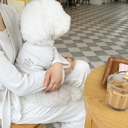 🐾 Cozy Cutie Doggie Pullover ✨ Sweet Solid Color Winter Wear for Pups! 🌈
