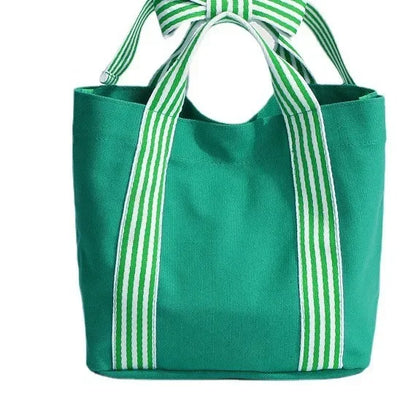 🌈 Whimsical Joker Bag 🎀 Cute Canvas Lunch Tote for Trendy Ladies 🍱✨
