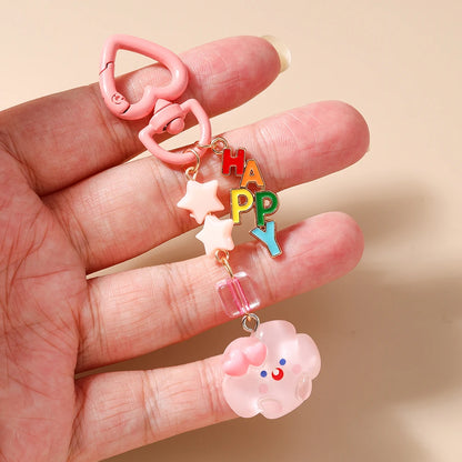 Charming Clouds Keychain Charm For Bags And Gifts With Resin Stars 🌟☁️